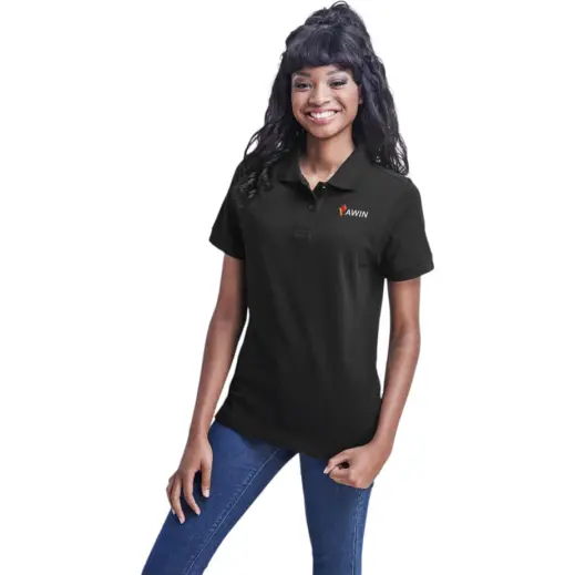 Ladies Crest Golf Shirt Model